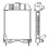 Desenho Radiador Para Tractor Massey Ferguson MF35/ MF203/ MF205