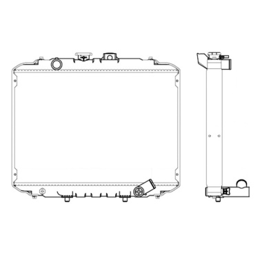 Radiador Mitsubishi L300 / Hyundai H100